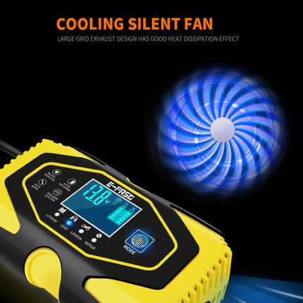 E-FAST Car Battery Charging LED Current Voltage Power Display Charger, EU Plug, US Plug, UK Plug, AU Plug, JPN Plug