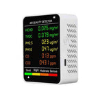 6 in 1 Air Quality Detector White / White