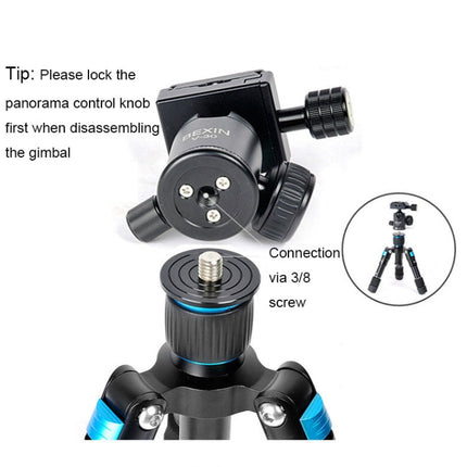 BEXIN V30 Adjustable Aluminum Alloy Desktop Camera Tripod Mini Portable Folding Live Tripod