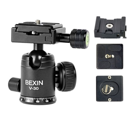 BEXIN V30 Adjustable Aluminum Alloy Desktop Camera Tripod Mini Portable Folding Live Tripod