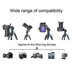 BEXIN V30 Adjustable Aluminum Alloy Desktop Camera Tripod Mini Portable Folding Live Tripod
