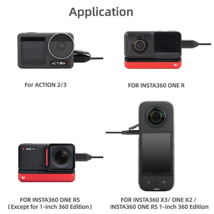 Sunnylife MC490 Collar Microphone Motion Camera Recording Wheat, For DJI Action3/2, For Insta360 ONE X2/X3/1 inch 360 Edition