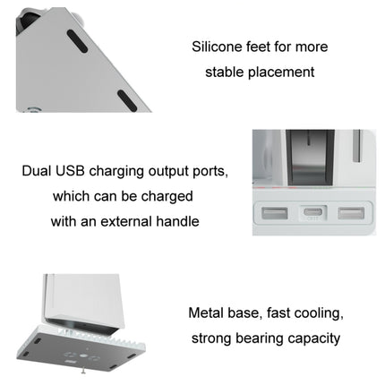 iplay for PS5 Host Cooling Handle Charging Base with Disc Storage Rack, HBP-271s