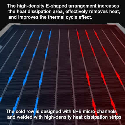 EVESKY  Water Cooler Cpu Fan RGB Fan Liquid Heatsink Integrated Radiator, 120mm Colorful, 120mm RGB, 240mm, 360mm