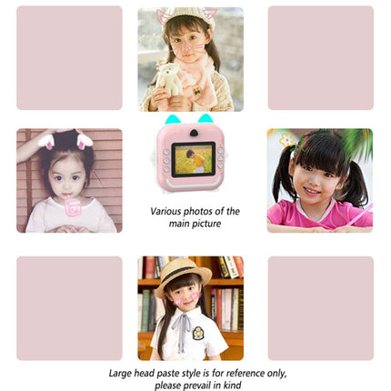 Children Instant Camera Mini Thermal HD Printer Video Photo Digital Camera, Standard  Blue, Standard Pink, 16G  Pink, 16G Blue, 32G  Pink, 32G Blue