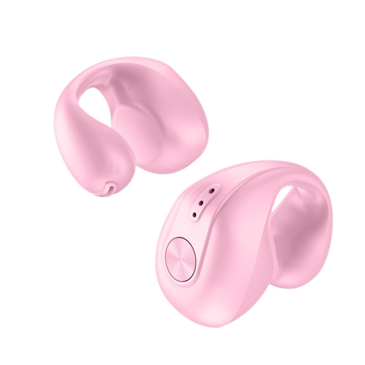 Dual Ear Bone Conduction Wireless Bluetooth Earphones Ear Clip Wear Mini Sport, Dual Ear (Pink), Dual Ear (Blue), Dual Ear (White), Dual Ear (Skin Color), Dual Ear (Black)