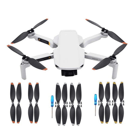 For DJI Mavic Mini 4726F Wing Propeller Blade Drone Accessories, 2pairs Orange Edge, 4pairs Orange Edge, 2pairs Silver Edge, 4pairs Silver Edge, 2pairs Golden Edge, 4pairs Golden Edge