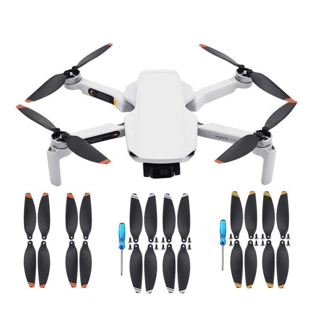 For DJI Mavic Mini 4726F Wing Propeller Blade Drone Accessories, 2pairs Orange Edge, 4pairs Orange Edge, 2pairs Silver Edge, 4pairs Silver Edge, 2pairs Golden Edge, 4pairs Golden Edge