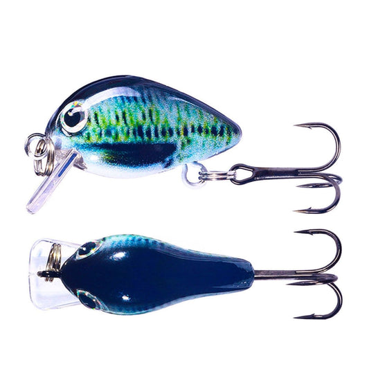 HENGJIA 2.5cm 1.5g Floating Water Little Fat Micro-Object Mini 3D Printing Luya Bait