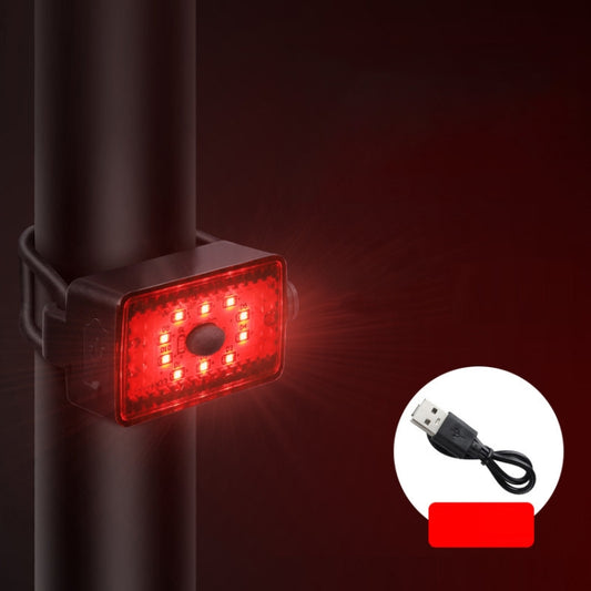 WEST BIKING Bike USB Warning Tail Light Night Riding Helmet Light