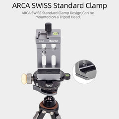XILETU XJ-8 Aluminum Alloy Camera Head Tripod Mobile Phone Clip