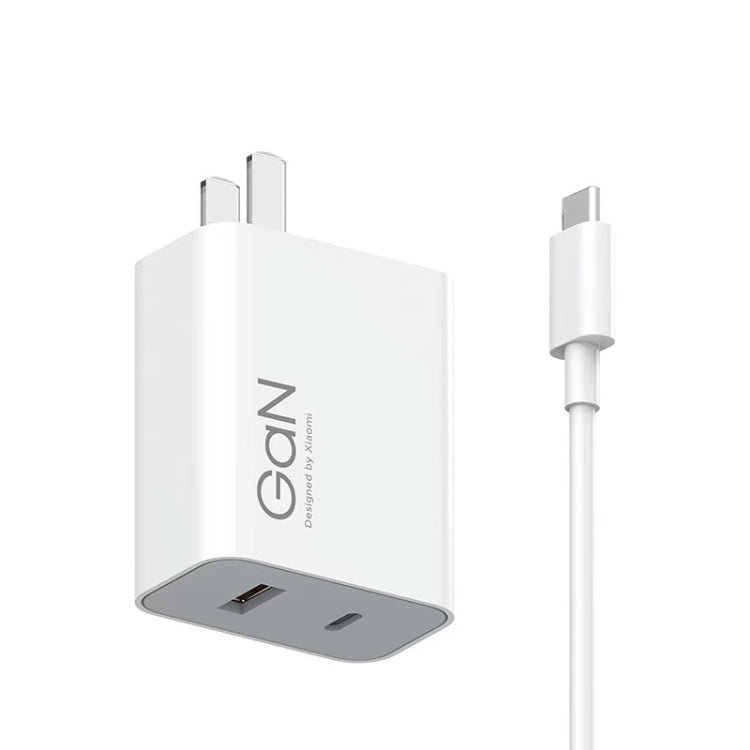 Original Xiaomi 67W GaN 1C+1A Dual Port Smart Fast Charger, US Plug, MDY-14