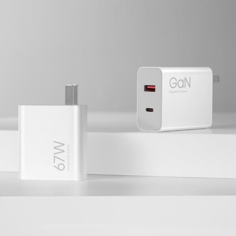 Original Xiaomi 67W GaN 1C+1A Dual Port Smart Fast Charger, US Plug, MDY-14