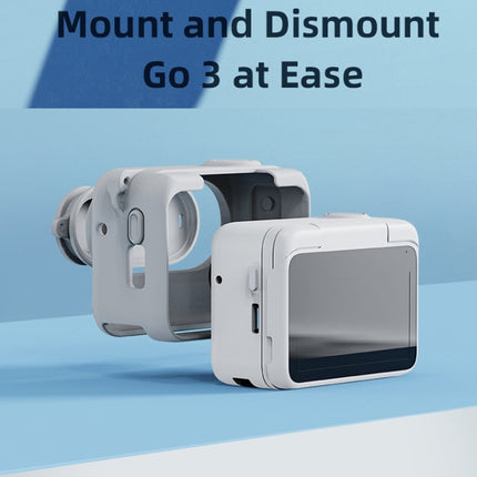 For Insta360 GO 3 AMagisn Silicone Body Cover Protective Case With Lanyard