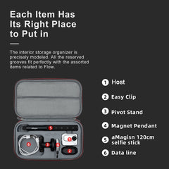 For Insta360 GO 3 / GO 3S AMagisn Accessory Storage Bag Portable Medium Clutch, For Insta360 GO 3