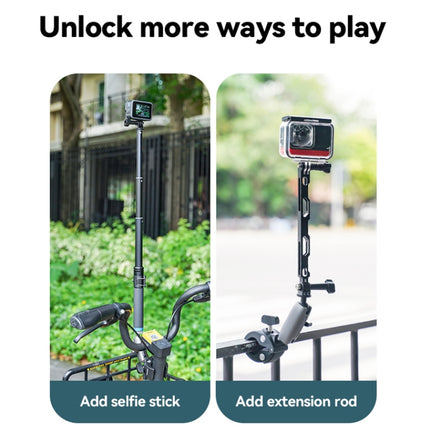 TELESIN  Aluminum Alloy Crab Claw Handlebar Tube Clamp For Sports Camera Mobile Phones, Aluminum Alloy