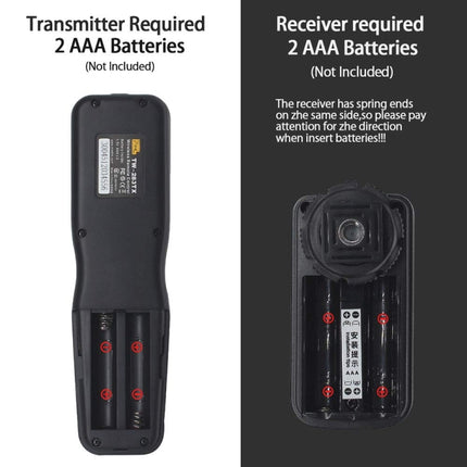 Pixel TW283 Shutter Wireless Delay Remote Control SLR Shutter Flasher, For Canon E3, For Canon N3, For Nikon DC0, For Nikon DC2, For Sony S1, For Sony S2, For Instax 90, For Instax E3