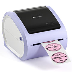 Phomemo D520-BT Bluetooth Thermal Shipping Label Printer Wireless Desktop Printer For Barcode Address Labels, US, EU