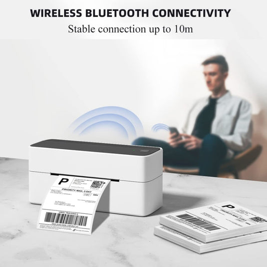 Phomemo PM241-BT Bluetooth Address Label Printer Thermal Shipping Package Label Maker, US, EU