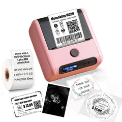 Phomemo M200 QR Code Tag Handheld Portable Bluetooth Thermal Label Printer, M200