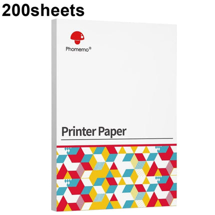 For Phomemo M08F 200sheets Thermal Printing Paper Compatible for MR.IN Brother Pocket Jet / MT800