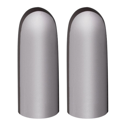 1pair Gaming Super Conductive Silver Cloth Chicken Game Finger Cover Touch Screen Anti-slip Sweatproof Hand Game Finger Gloves, Night Light, Sea Soul Beast, Silver