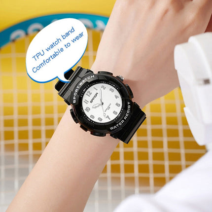 SANDA Small Fresh Digital All-match Waterproof Luminous Student Watch