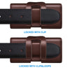 Nuoku Magnetic Flaps Leather Belt Case For Smart Phones, 15.5 x 7.5 x 2.5cm   5.8 Inch, 17.3 x 8 x 2.5cm  6.7 Inch