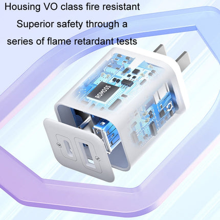 ROMOSS PD20W Fast Charger For Apple/Huawei And Xiaomi, CN Plug