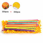 350pcs Pipe+350 Connectors