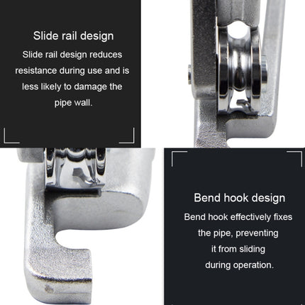 Manual Stainless Steel Pipe Iron Tube Bender Air Conditioner Copper Pipe Aluminum Pipe Bender