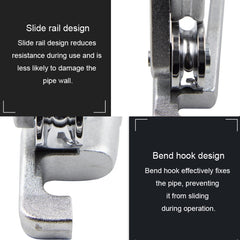 Manual Stainless Steel Pipe Iron Tube Bender Air Conditioner Copper Pipe Aluminum Pipe Bender