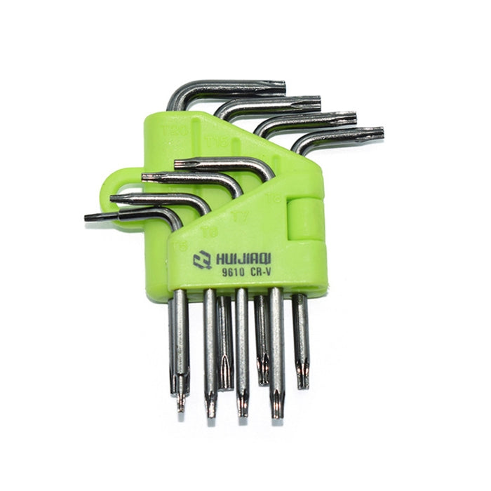 HUIJIAQI Hexagon Torx Screwdriver Spanner Multifunction Combination Tool, 8pcs/set