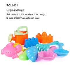 13pcs/Set Children Beach Toys Set Large Sand Shovel Bucket Sand Digging Tools Hourglass
