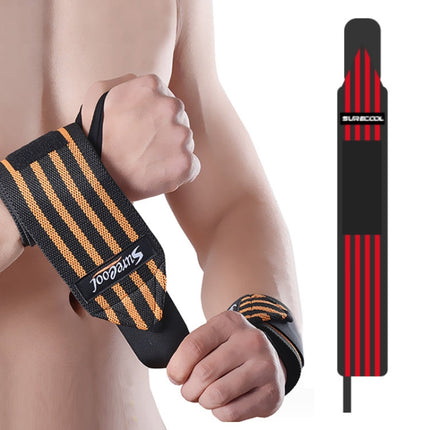 SURECOOL 50x8cm Sports Wrist Wraps Weightlifting Equipment Training Straps