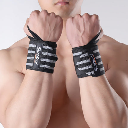 SURECOOL 50x8cm Sports Wrist Wraps Weightlifting Equipment Training Straps