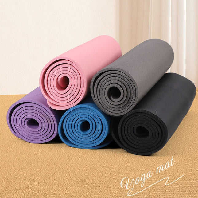 187 x 62.5 x 0.8cm NBR Yoga Mat Widened and Thickened Non-slip Dance Fitness Mat