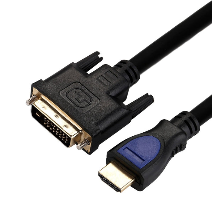 3m HDMI To DVI 24+1P 1080P Two-Way HD Cable For Connecting Computer To Monitor, HDMI To DVI