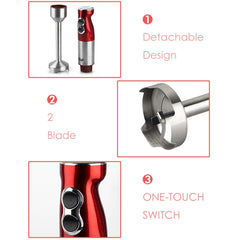 RAF 600W 2-blade Juicer Cooking Stick Stirring Rod  Blender Mixer,EU Plug, R.315