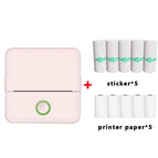 Pink 5 Printer Paper+5 Stickers