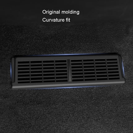 1pair Car Under-seat Vent Protection Cover Decoration Accessories, For Tesla Model Y