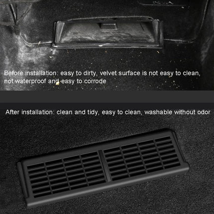 1pair Car Under-seat Vent Protection Cover Decoration Accessories, For Tesla Model Y