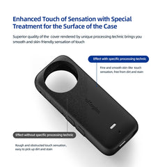 For Insta360 X3 AMagisn Body Silicone Protective Cover, Body+Lens Case (Black), Body Case (black), Lens Case (Black)