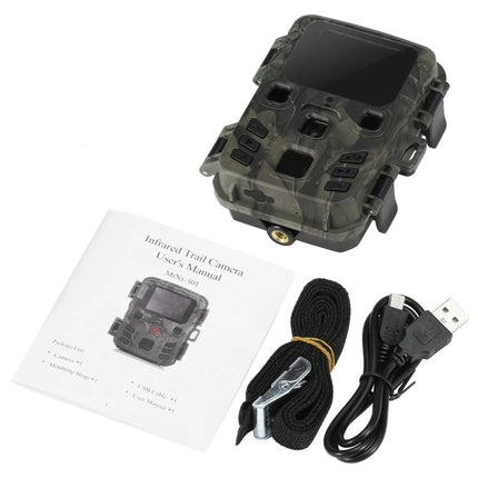 20MP 1080P Hunting Trail Camera With Night Vision Wildlife Scouting Photo, MiNi301