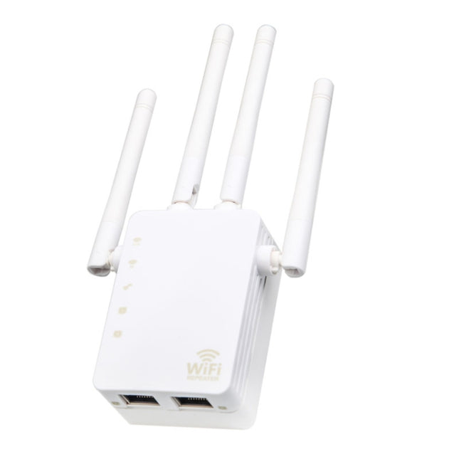 5G/2.4G 1200Mbps WiFi Range Extender WiFi Repeater With 2 Ethernet Ports, US Plug Black, EU Plug White, EU Plug Black, US Plug White