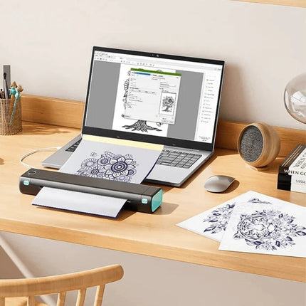 For Phomemo M08F / TP81 100sheets /Pack A4 Tattoo Transfer Paper Compatible For MR.IN Brother Pocket Jet / MT800