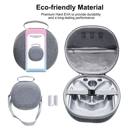 For Meta Quest 3 VR Glasses JYS Storage Bag Anti-Fall Anti-Scratch Carrying Bag, JYS Grey