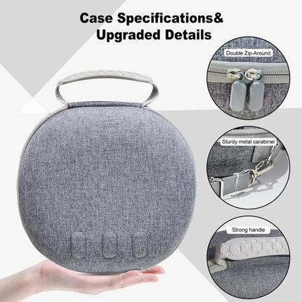 For Meta Quest 3 VR Glasses JYS Storage Bag Anti-Fall Anti-Scratch Carrying Bag, JYS Grey