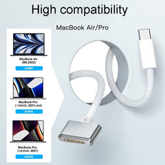 For Macbook Air/Pro Series Type-C To Magsafe 3 Braided Magnetic Cable