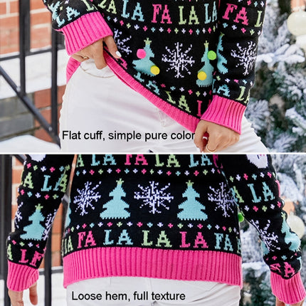 Casual Christmas Snowman Pullover Sweater Women Cartoon Knitwear, S, M, L, XL, XXL